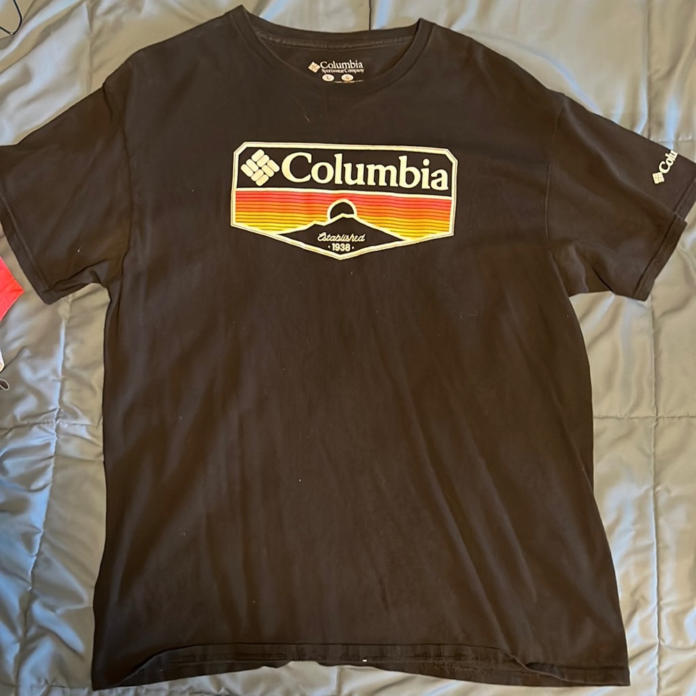 Black Columbia Tee